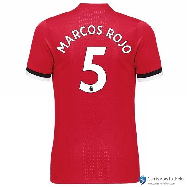 Camiseta Manchester United Primera equipo Marcos 2017-18